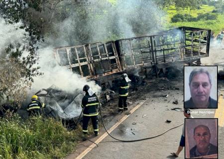Identificados os motoristas mortos em acidente na MS-276 em Batayporã