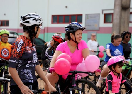 1º Pedal Funael para Elas reúne ciclistas em Nova Andradina